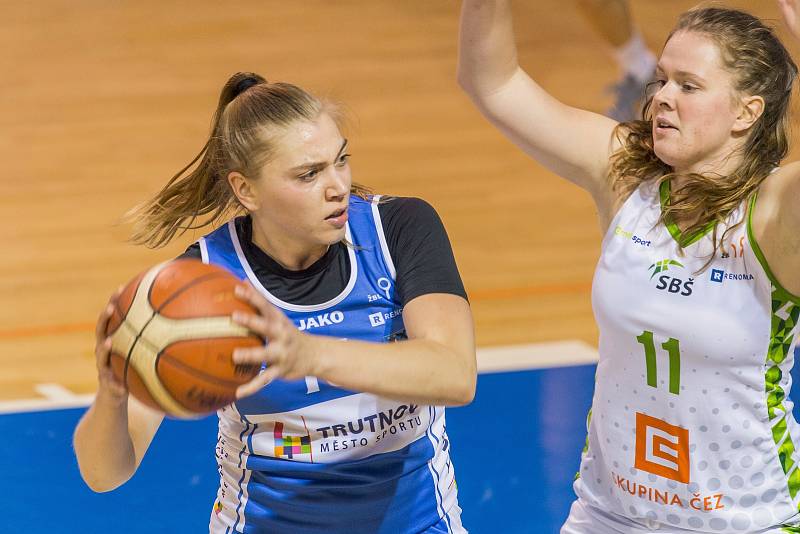 Hráčka Lokomotivy Trutnov Anna Rylichová nastřílela v Mladé Boleslavi 20 bodů, na výhru to nestačilo.