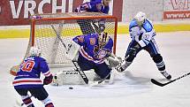 Čtvrtfinále play off hokejové II. ligy: HC Stadion Vrchlabí - HC Děčín.