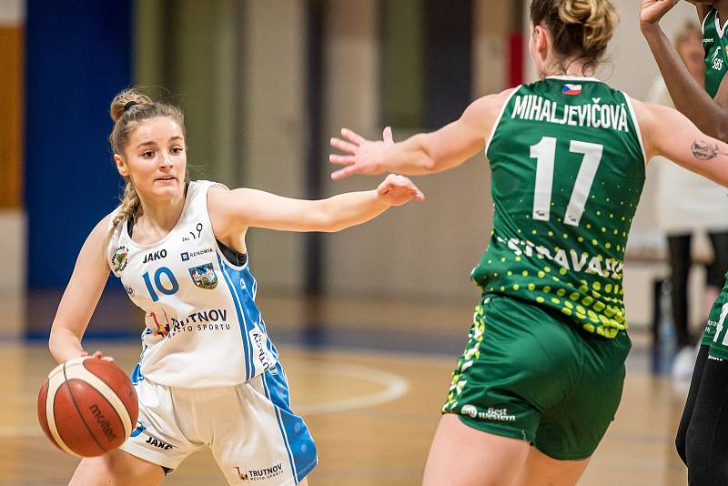 Basketbalistky trutnovské Lokomotivy nestačily v domácím utkání na soupeře z Ostravy.