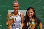 Finalistky dvouhry 18. ročník JUTA cupu Tereza Polanská a Monika Svobodová.