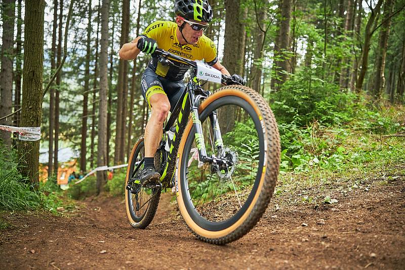 Mistrovství ČR a závod Českého poháru v cross country na horských kolech v Peci pod Sněžkou.