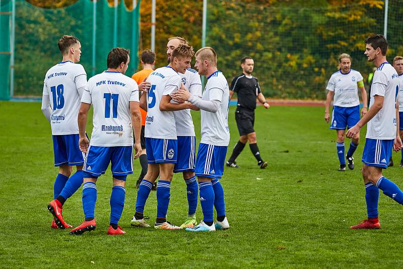 Fotbalisté Trutnova na domácím hřišti zvládli přestřelku s Letohradem.