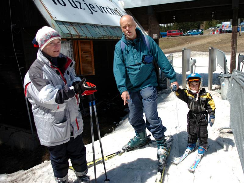 Lyžařská sezóna v Krkonoších skončila