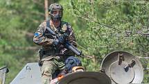 Operace Krakonoš v military paintballu.