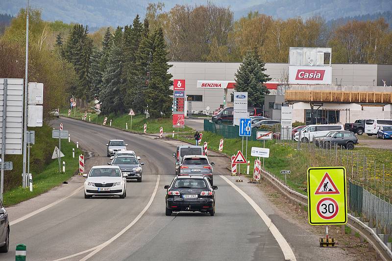 ŘSD zahájilo tento týden v Trutnově rekonstrukci silnice první třídy v Krkonošské ulici.