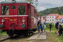 Sobotní akce k 140. výročí lokální železniční tratě Královec - Žacléř.