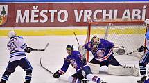 Čtvrtfinále play off hokejové II. ligy: HC Stadion Vrchlabí - HC Děčín.