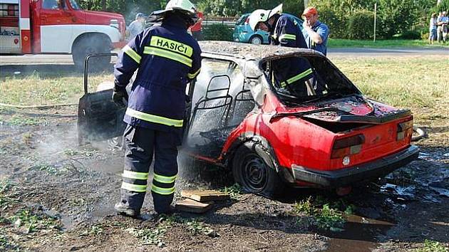 Hasičský den s SDH Karlovice v sobotu 19. září 2009.