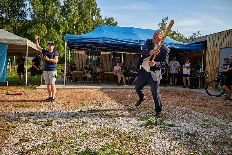 Otevření nového zázemí v areálu pálkových sportů v Trutnově na Kryblici.