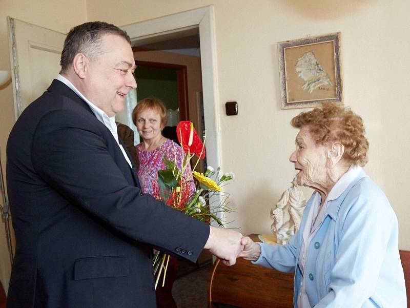 Kateřina Růžičková oslavila 104. narozeniny