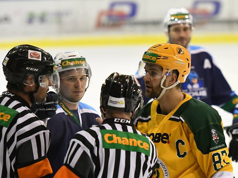 Vrchlabští hokejisté ve druhém duelu čtvrtfinále play off padli se Vsetínem po výsledku 0:2.