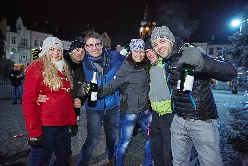 Novoroční oslavy a ohňostroj v Trutnově