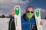 Rudolf Kopek tento týden dvakrát vyrazil na zdravotní skialpinistickou procházku. Na horách potkal minimum lidí.