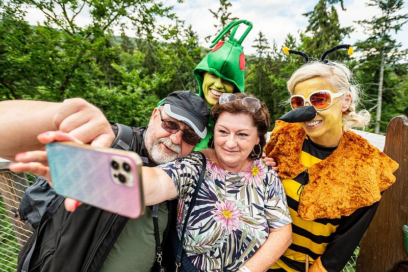 Oslavy 5. narozenin Stezky korunami stromů Krkonoše v Janských Lázních.