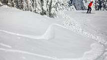 Zahájení lyžařské sezony na Černé hoře v Krkonoších v pátek 3. prosince.