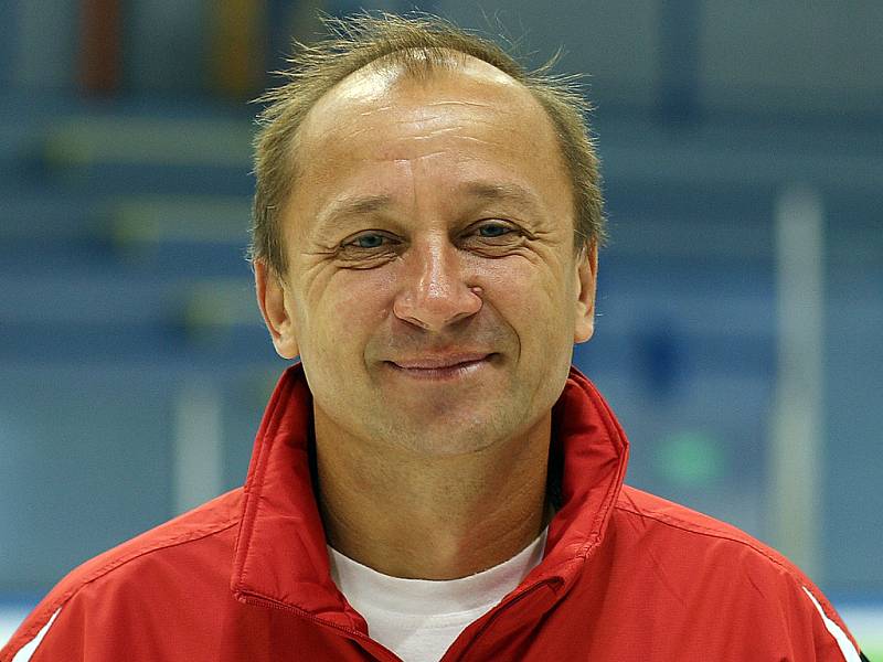 Trenér Vladimír Jeřábek.