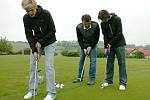 České basketbalistky na golfu v Mladých Bukách.