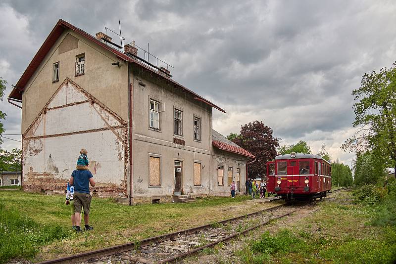 Sobotní akce k 140. výročí lokální železniční tratě Královec - Žacléř.