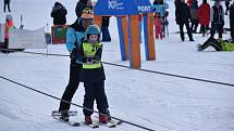 V lyžařské škole v krkonošském Strážném se učí lyžovat děti zpravidla od tří let.