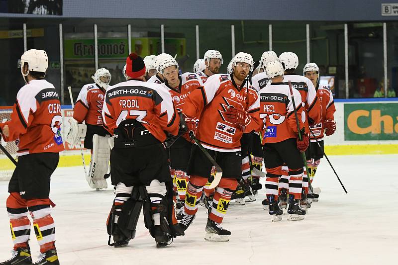 Vrchlabští hokejisté v přípravě na nový soutěžní ročník podlehli extraligovému Dynamu.