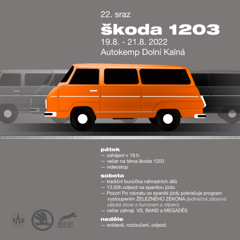 Sraz vozů značky Škoda 1203.