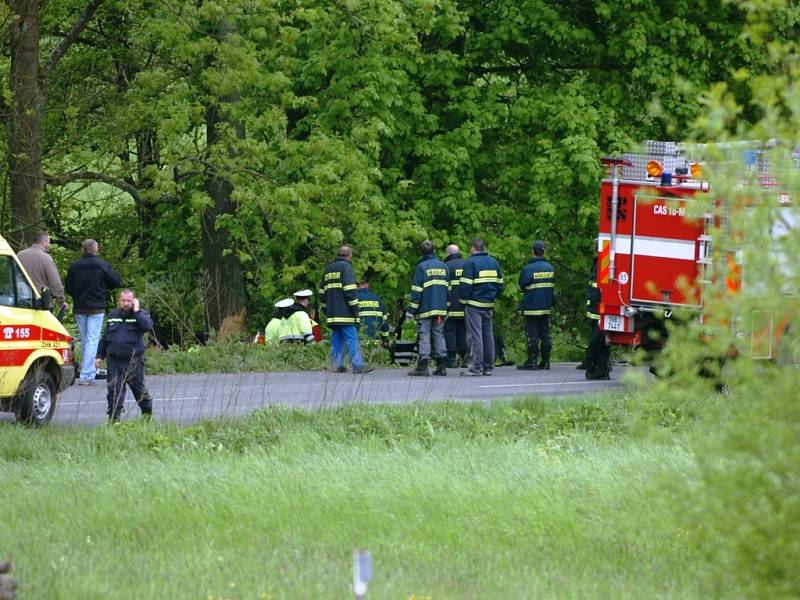 Tragická nehoda automobilu v Rudníku