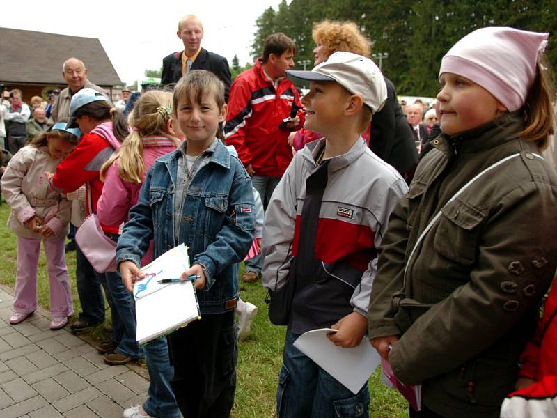 Prezident Václav Klaus na návštěvě Havlovic