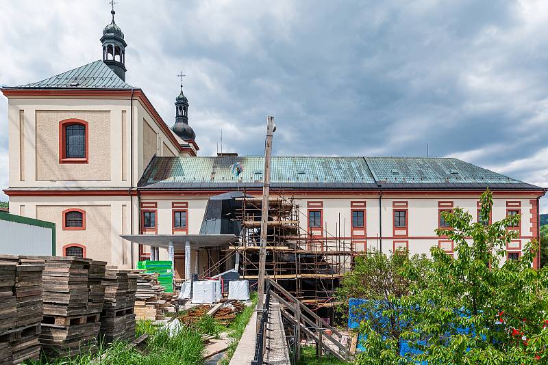 Z výstavby nového návštěvnického centra Krkonošského národního parku, které se bude jmenovat Muzeum Krkonoš.
