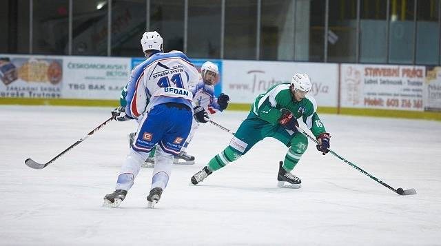 1. osmifinále druhé hokejové ligy: Trutnov - Děčín.