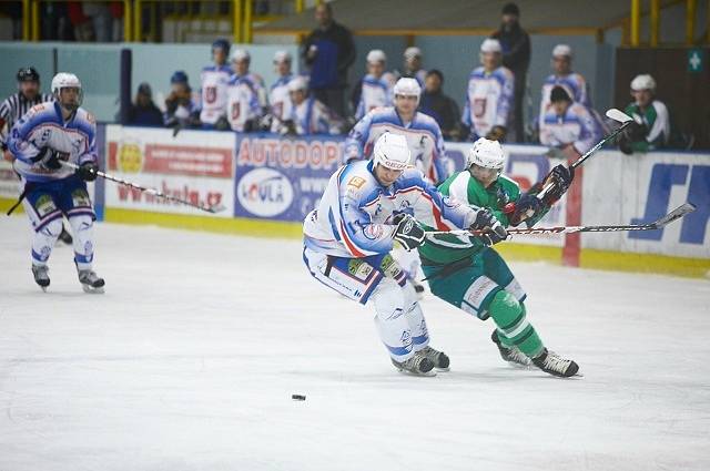 1. osmifinále druhé hokejové ligy: Trutnov - Děčín.