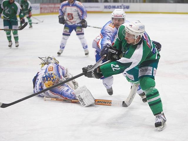 1. osmifinále druhé hokejové ligy: Trutnov - Děčín.