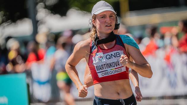 Největší akce v kariéře? Eliška Martínková se v americkém Oregonu postavila na start závodu mistrovství světa. A vedla si skvěle!