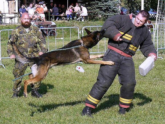 Pátek s armádou na jilemnickém hřišti u nemocnice