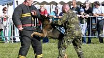 Pátek s armádou na jilemnickém hřišti u nemocnice