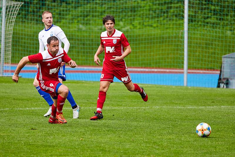 Podkrkonošské derby vyšlo střelecky lépe fotbalistům Trutnova.