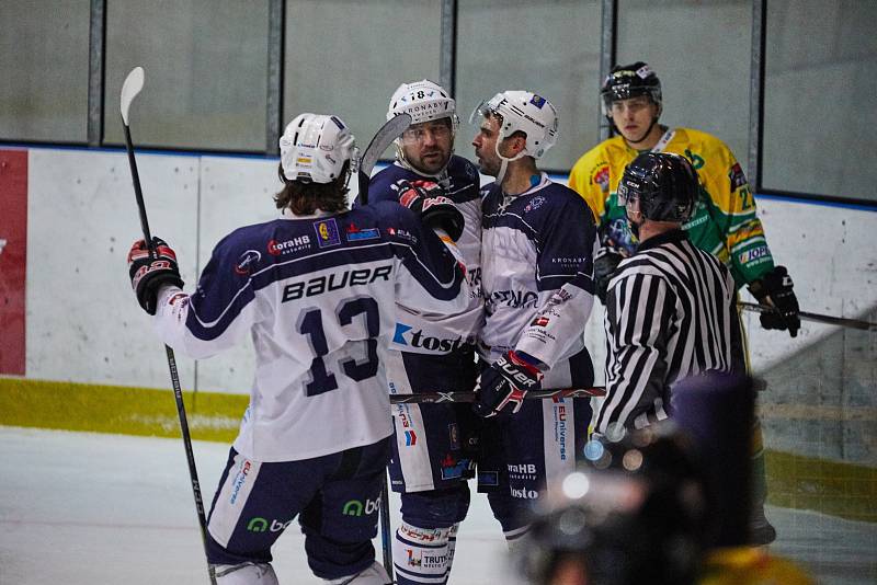 Hokejové derby Trutnov - Dvůr Králové (1:2 po prodl.)