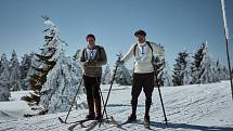 V Krkonoších u Labské boudy pokračuje natáčení filmu Poslední závod.