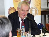 Prezident Miloš Zeman v Harrachově