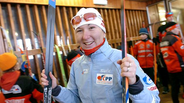 Běžkyně na lyžích Eva Nývltová.