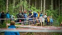 Mistrovství ČR a závod Českého poháru v cross country na horských kolech v Peci pod Sněžkou.