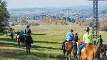 Hubertova jízda v Trutnově nad Kryblicí.