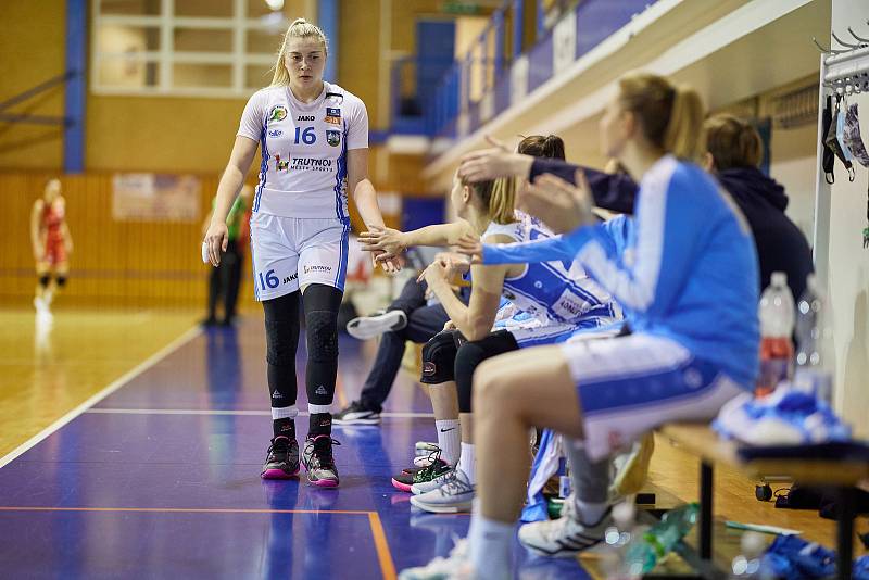 Utkání 7. kola RENOMIA ŽBL basketbalistek: BK Loko Trutnov - BLK Slavia Praha (79:82).