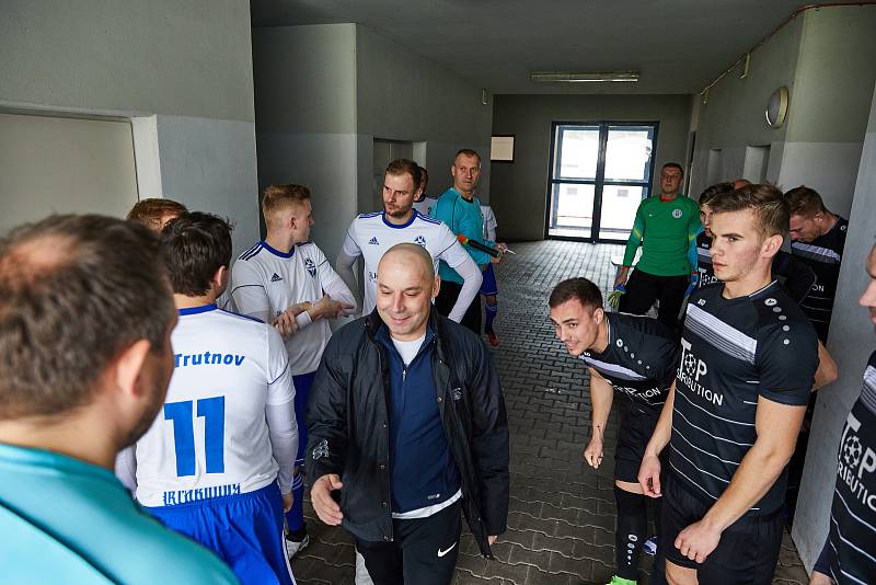 Fotbalisté Trutnova na domácím hřišti přehráli soupeře z Českého Brodu 2:0.