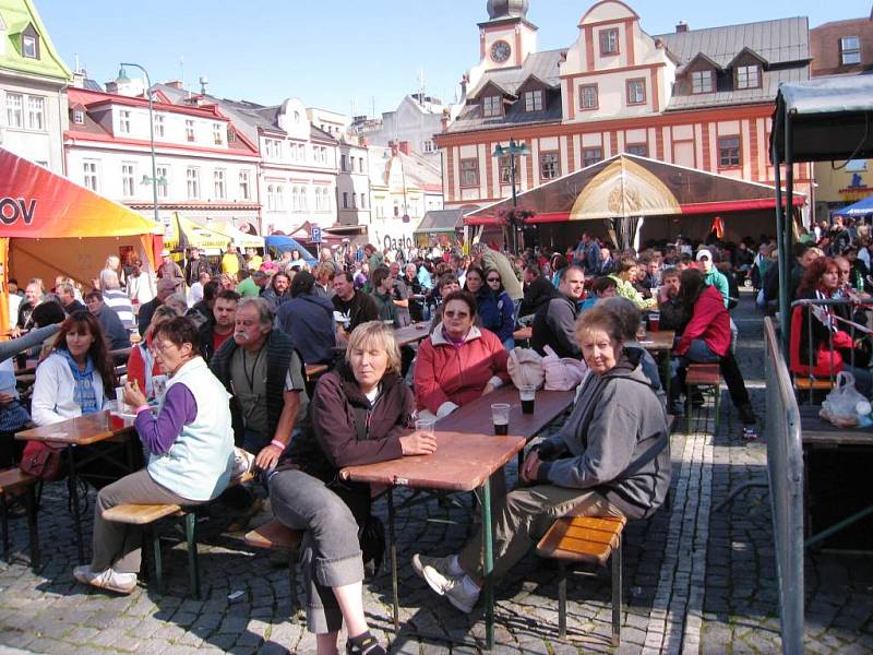 Krkonošské pivní slavnosti ve Vrchlabí, srpen 2012