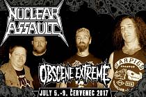 Legenda trash metalu, americká kapela Nuclear Assault řekla Evropě sbohem v prosinci 2015 v Eindhovenu. V sobotu se vrací, vystoupí na trutnovském festivalu Obscene Extreme.