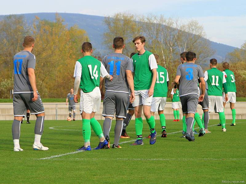 Vrchlabští fotbalisté na domácím trávníku přehráli soupeře z Jičína výsledkem 2:0.