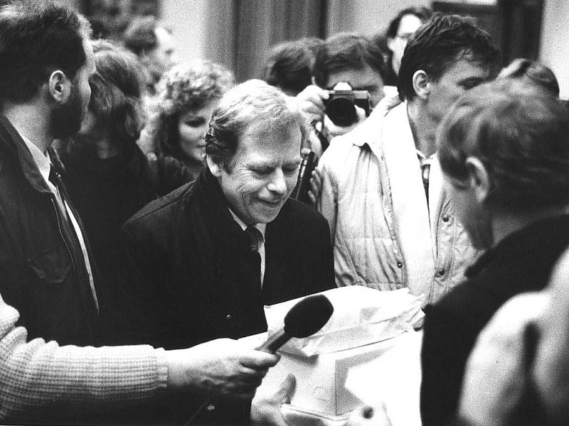 Václav Havel v roce 1990