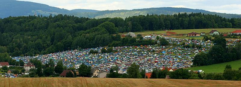 Stanové městečko.