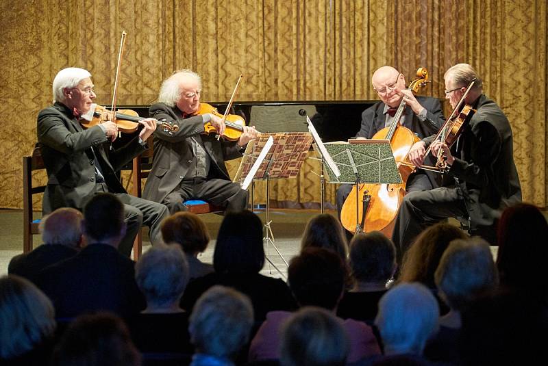 Panochovo kvarteto během koncertu v Žacléři.