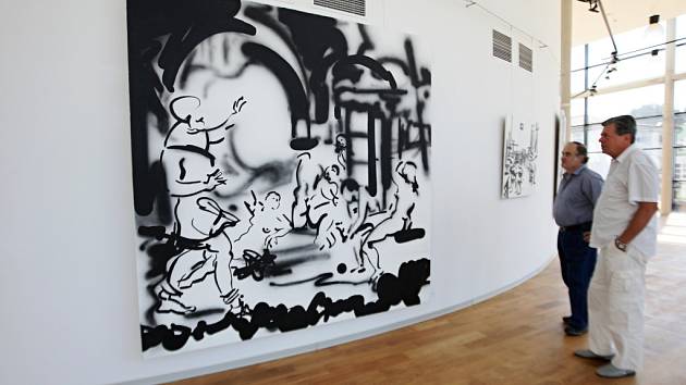 Prostor trutnovské Galerie Uffo nabízí výstavu dalšího z mladých představitelů české výtvarné scény, tentokrát malíře Filipa Černého